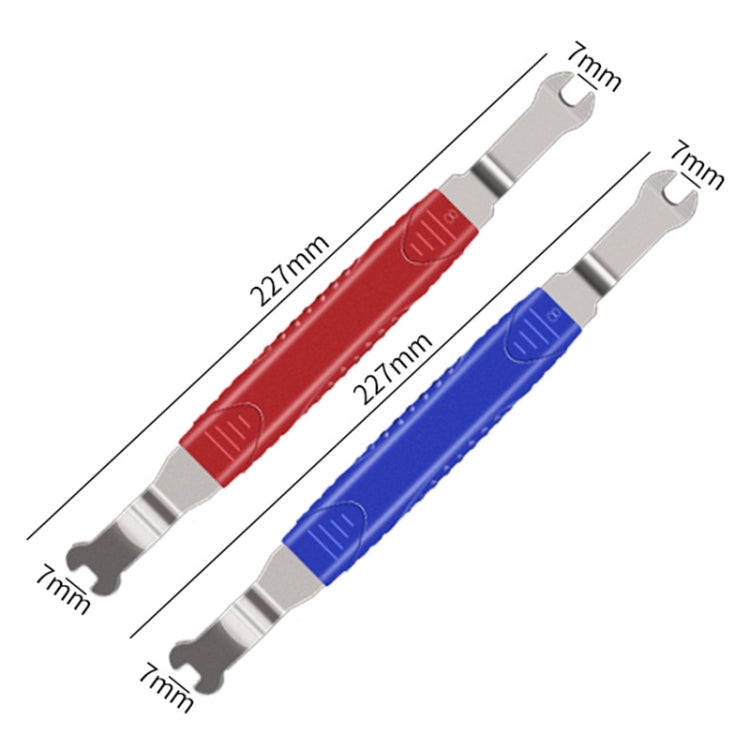 Destornillador de 6 a 8 pulgadas para quitar paneles de puertas de automóviles, ideal para reparaciones automotrices sencillas.