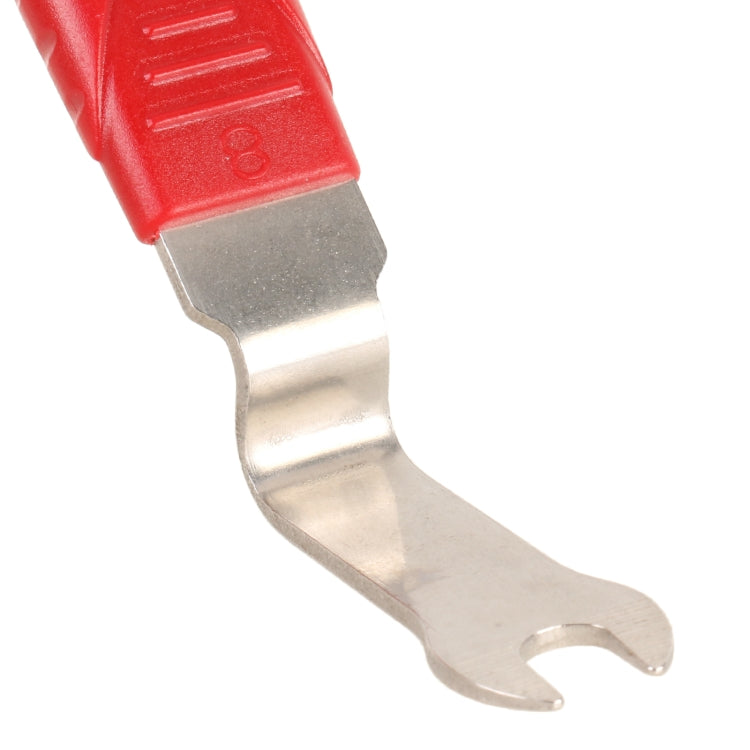 Destornillador de 6 a 8 pulgadas para quitar paneles de puertas de automóviles, ideal para reparaciones automotrices sencillas.