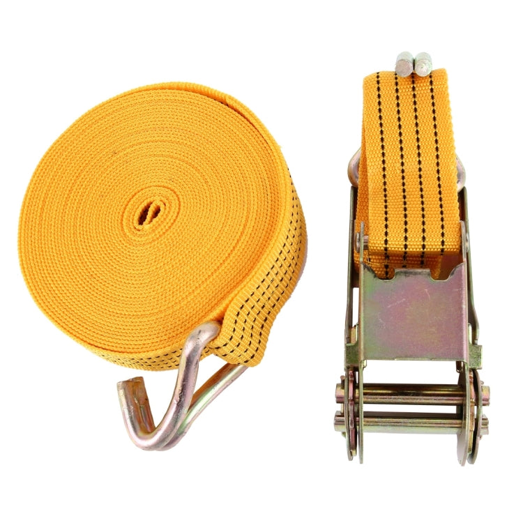 ST-213 2T 10m x 4cm Heavy Duty Recovery Cable with Hook and Buckle for Cars and Trucks - LYDARZ