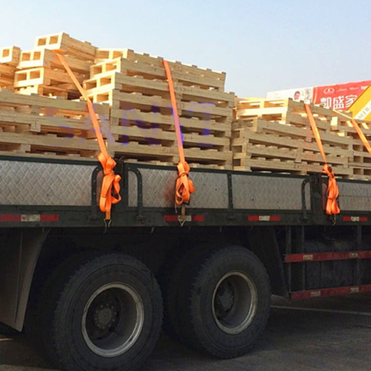 ST-213 2T 10m x 4cm Heavy Duty Recovery Cable with Hook and Buckle for Cars and Trucks - LYDARZ