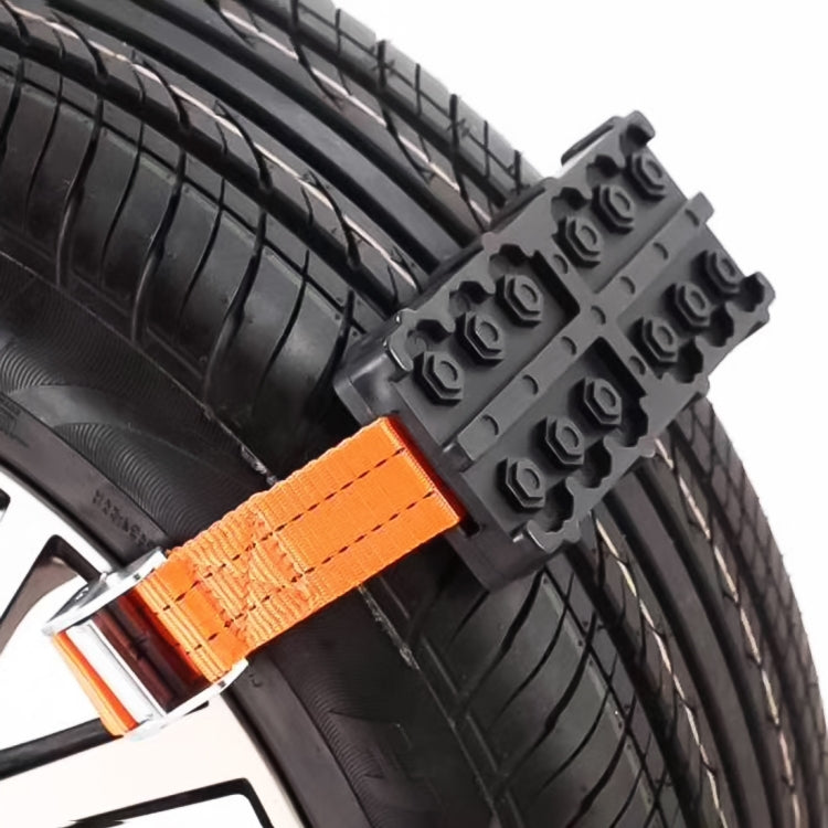 2 PCS Universal Car Snow Chains Mud Tires Traction Mat Wheel Chain Non-slip Tracks Anti Slip Grip Tracks, Anti Slip Grip Tracks