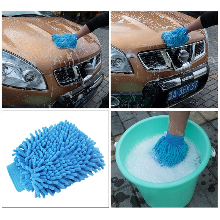 KANEED Microfiber Dusting Mitt Car Window Washing Home Cleaning Cloth Duster Towel Gloves (Random Color Delivery) - LYDARZ