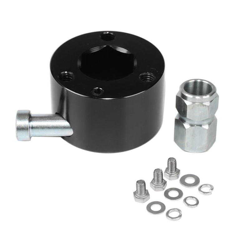 Cubo de desconexión rápida universal de aluminio para volante de coche - Herramientas de desmontaje de coche, eje de 3/4 de pulgada