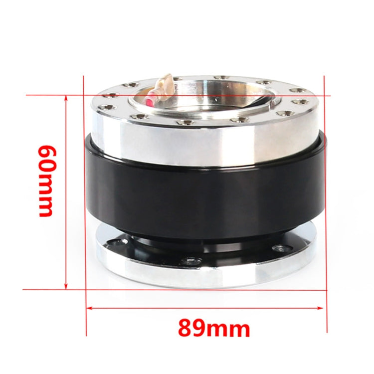 Adaptador de liberación rápida para volante universal de 60 mm para carreras de coches