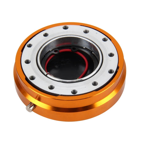 Universal Billet Aluminum Thin Version Auto Steering Wheel Quick Release Kit with Security Lock for Modified and Racing Car - LYDARZ