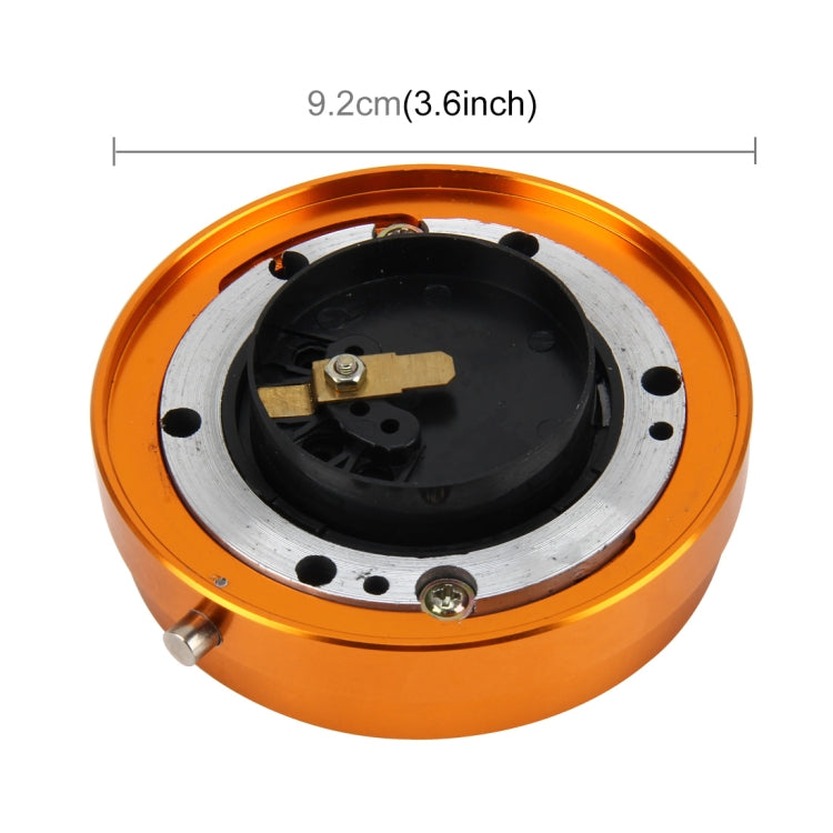 Universal Billet Aluminum Thin Version Auto Steering Wheel Quick Release Kit with Security Lock for Modified and Racing Car - LYDARZ