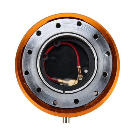 Universal Billet Aluminum Thin Version Auto Steering Wheel Quick Release Kit with Security Lock for Modified and Racing Car - LYDARZ