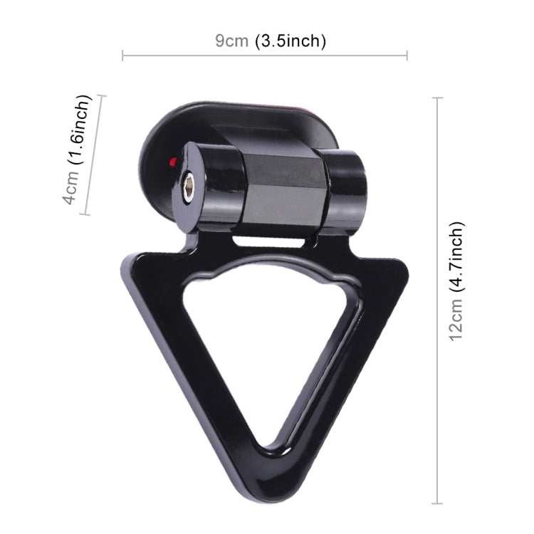 Car Tow Hook Sticker for Trucks and Cars - Bumper Triangle Adhesive Decal for Stylish Exterior Decoration