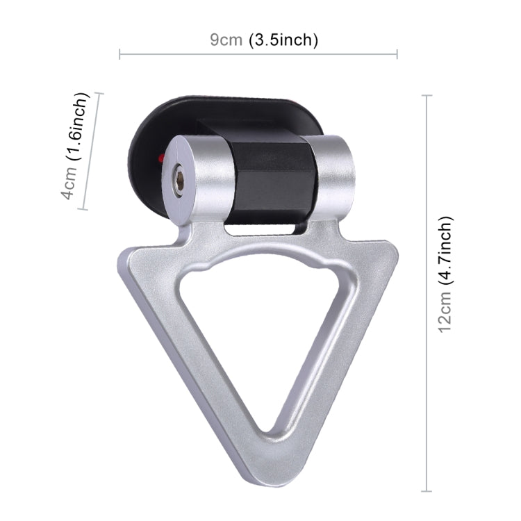 Car Tow Hook Sticker for Trucks and Cars - Bumper Triangle Adhesive Decal for Stylish Exterior Decoration