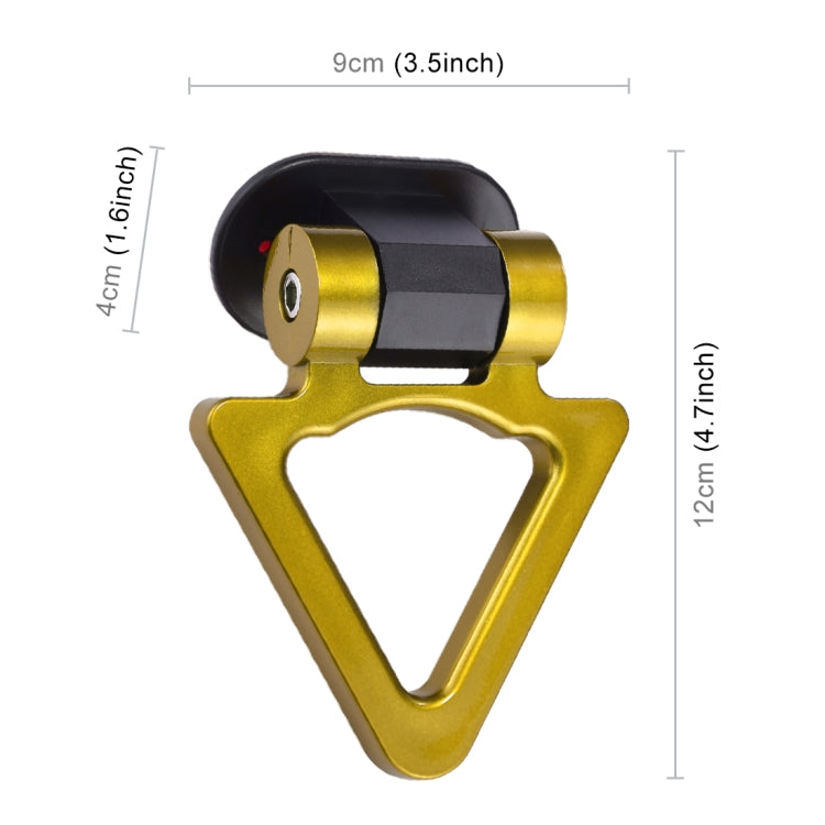 Adhesivo triangular para gancho de remolque de coche, ideal para camionetas y coches, para una decoración exterior elegante.
