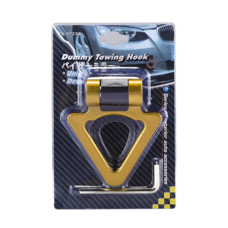 Car Tow Hook Sticker for Trucks and Cars - Bumper Triangle Adhesive Decal for Stylish Exterior Decoration