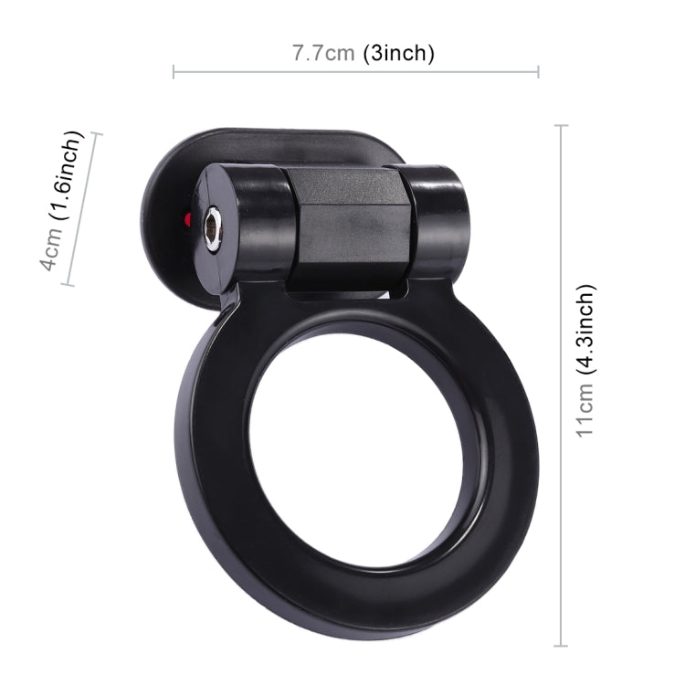 Pegatina para el anillo del gancho de remolque del coche: calcomanía adhesiva para la decoración exterior del parachoques de camiones y coches.