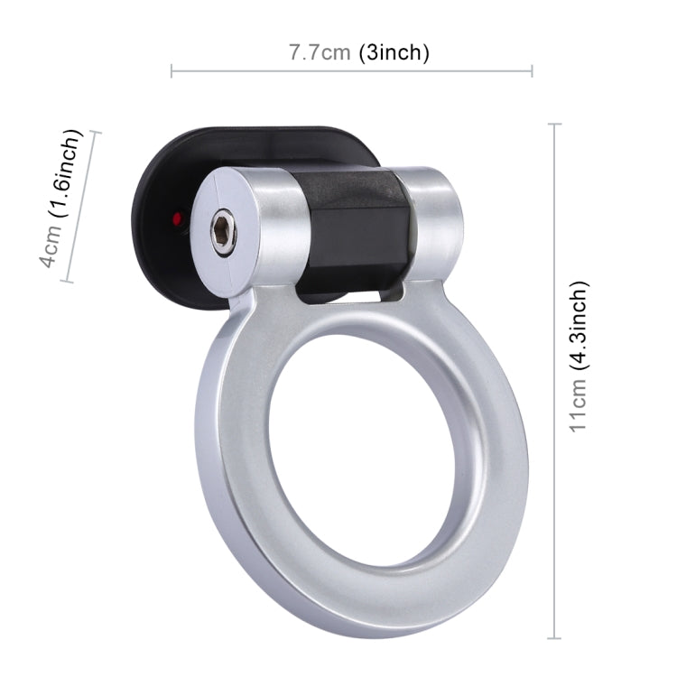 Car Tow Hook Ring Sticker - Adhesive Decal for Truck and Car Bumper Exterior Decoration