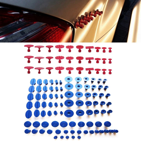120 in 1 Auto PDR Plastic Ding Glue Tabs Paintless Dent Removal Car Repair Tools Kits Glue Puller Sets Tabs PDR Tools, 120 in 1 - LYDARZ