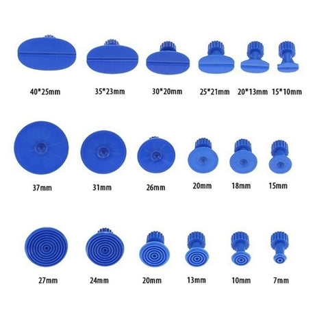 120 in 1 Auto PDR Plastic Ding Glue Tabs Paintless Dent Removal Car Repair Tools Kits Glue Puller Sets Tabs PDR Tools, 120 in 1 - LYDARZ