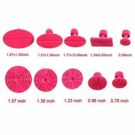 120 in 1 Auto PDR Plastic Ding Glue Tabs Paintless Dent Removal Car Repair Tools Kits Glue Puller Sets Tabs PDR Tools, 120 in 1 - LYDARZ