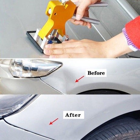 29 in 1 Auto Car Dent Lifter-Glue Puller Aluminium Alloy Tab Bodywork Repair Tools Kit, with 20W Glue Gun - LYDARZ