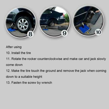 Upright ST-112C Heavy Duty Stabilizer Scissor Jack with Handle Lift Levelers 4000 Pound (2 Ton) Capacity Each - 9.8 to 44.2 CM Range - LYDARZ