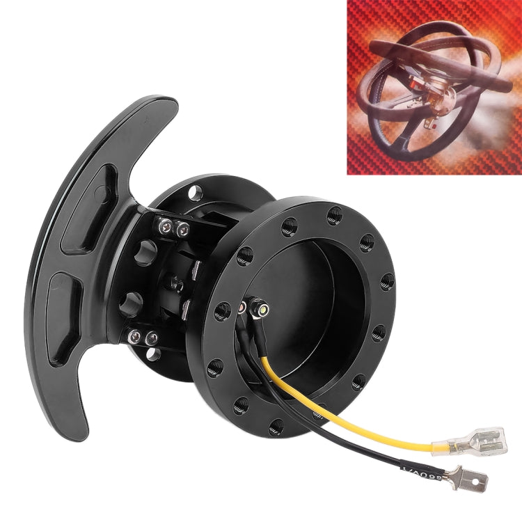 Car Steering Wheel Quick Release Adapter Kit - Removable Snap Off Boss System