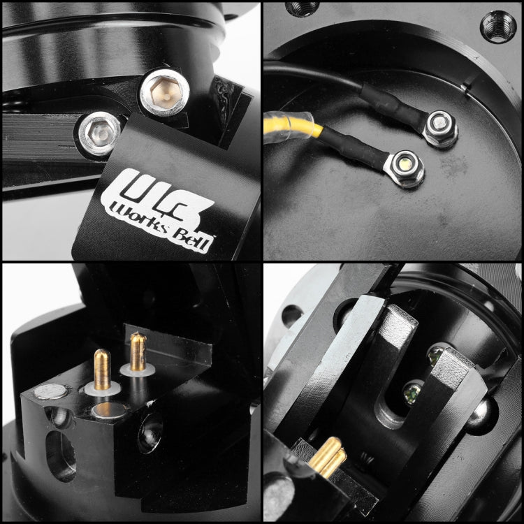 Car Steering Wheel Quick Release Adapter Kit - Removable Snap Off Boss System