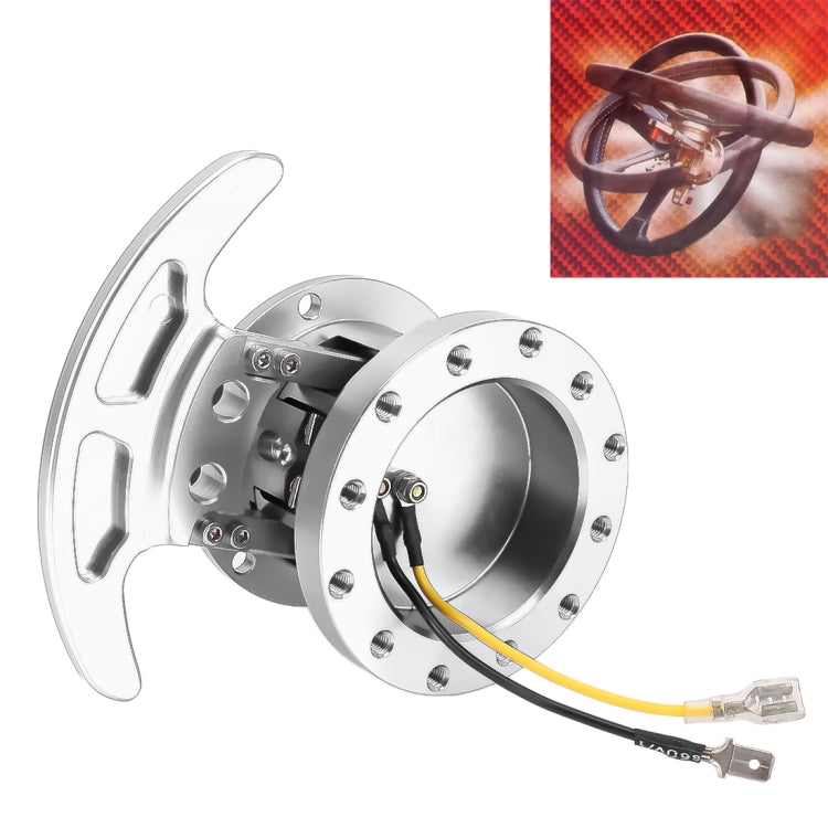 Car Steering Wheel Quick Release Adapter Kit - Removable Snap Off Boss System