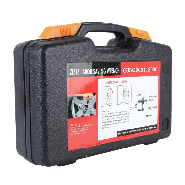 ZLB16 Heavy Duty Lug Nut Labor Saving Tool Torque Multiplier Socket Wrench Set with 3 Sockets - LYDARZ