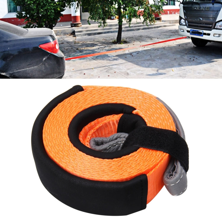 5m x 5cm 8 Tons Towing 2 Tons Lifting High Strength Heavy Duty Vehicle Lifting Towing Pull Strap Rope - LYDARZ