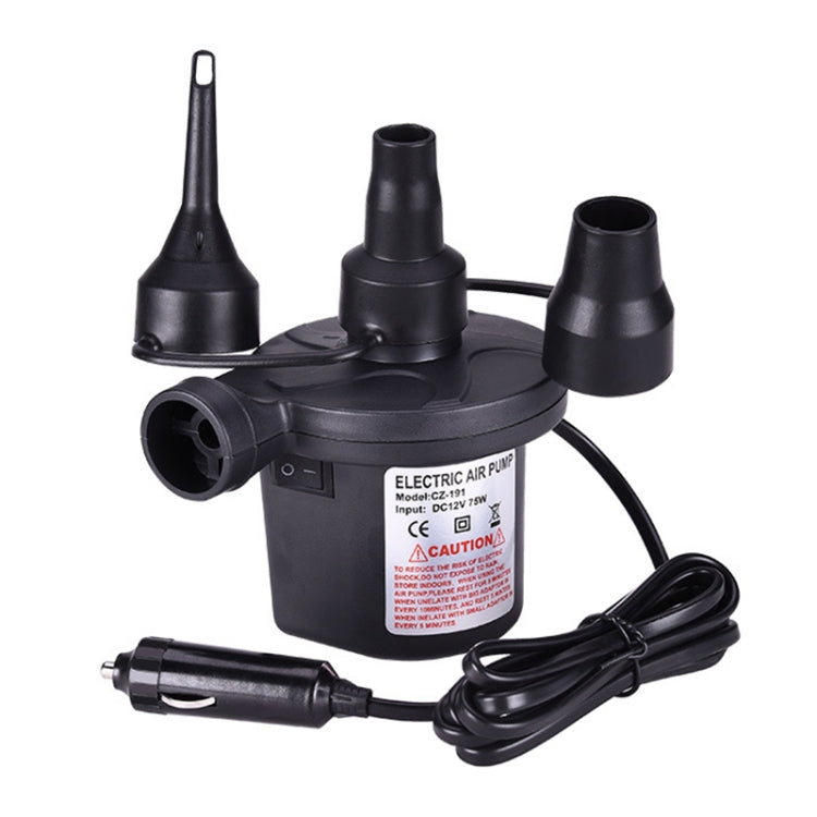 CZ-191 DC12V 40W Portable Mini Electric Air Pump Tire Inflator Car Tire Pump Inflatable Pump, CZ-191 - LYDARZ