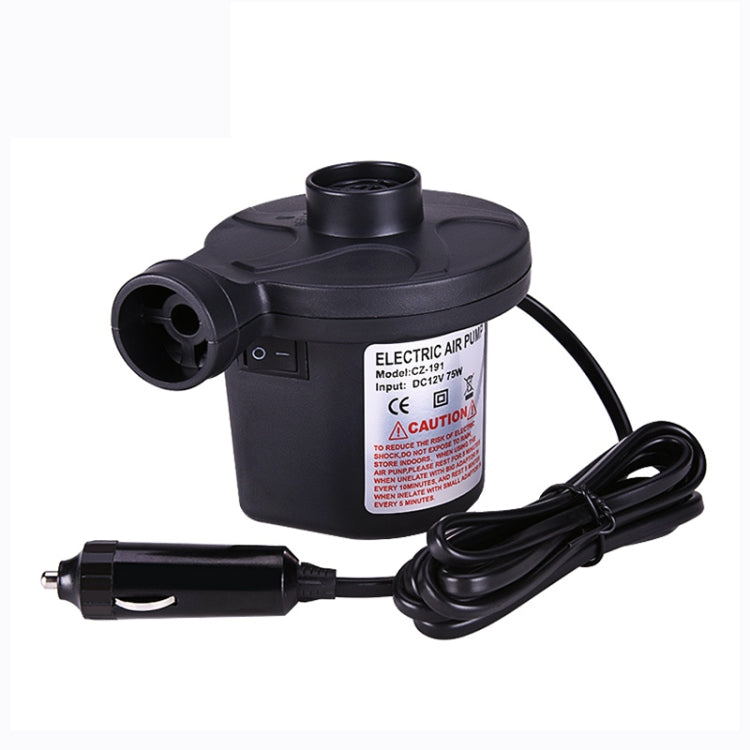 CZ-191 DC12V 40W Portable Mini Electric Air Pump Tire Inflator Car Tire Pump Inflatable Pump, CZ-191 - LYDARZ