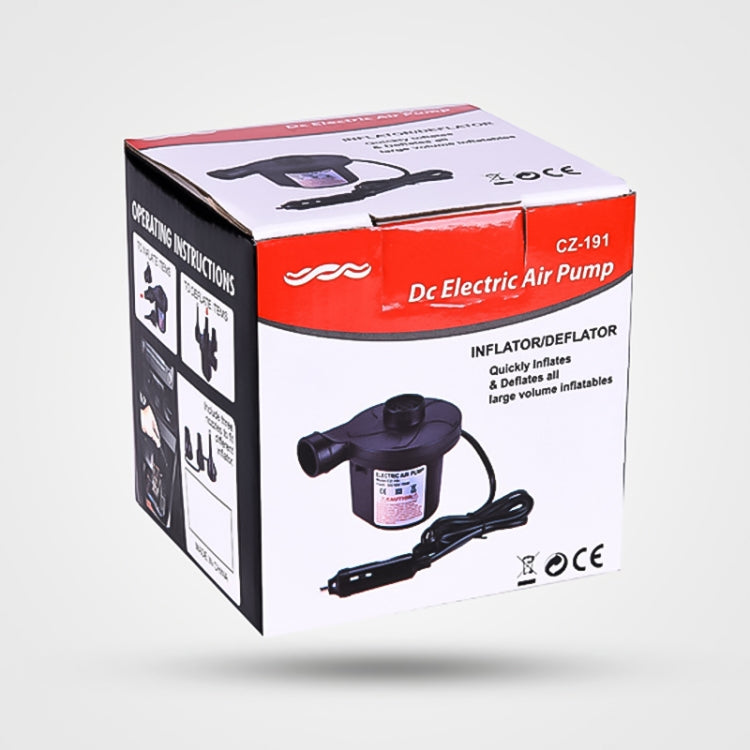 CZ-191 DC12V 40W Portable Mini Electric Air Pump Tire Inflator Car Tire Pump Inflatable Pump, CZ-191 - LYDARZ