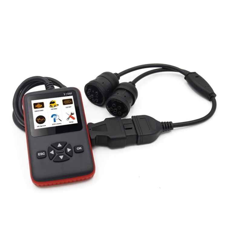 V500 Trunk HD Reading Card Professional OBDII Diagnostic Code Scanner Tool, V500