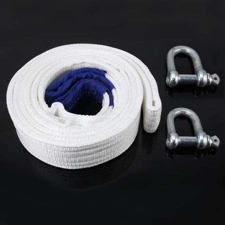 ZONGYUAN Heavy Duty Tow & Lift Strap with Hooks for Cars & Trucks - LYDARZ