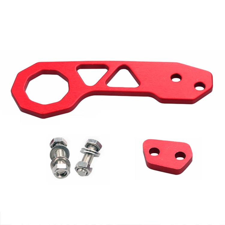 Gancho de remolque de aluminio con 2 orificios para tornillos para coche universal