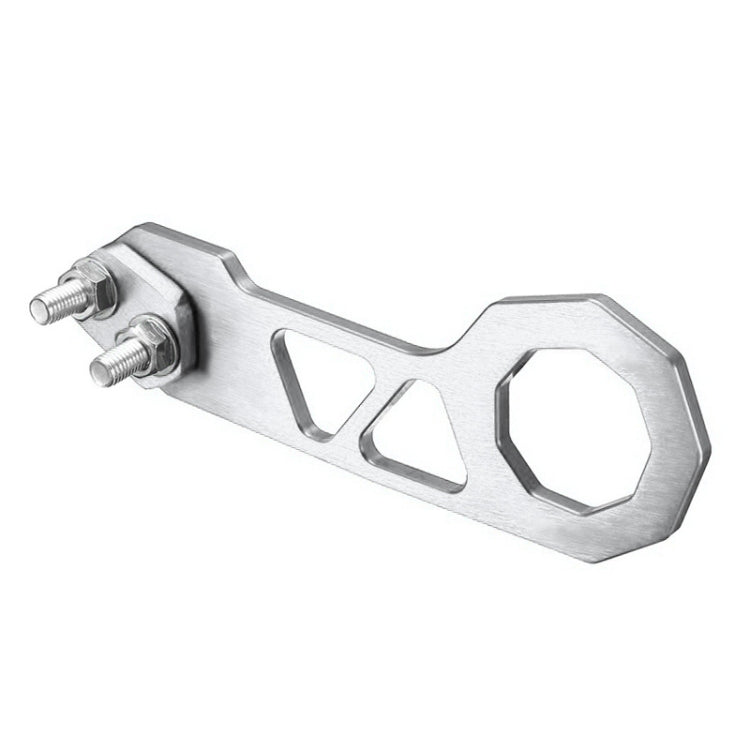 Gancho de remolque de aluminio con 2 orificios para tornillos para coche universal