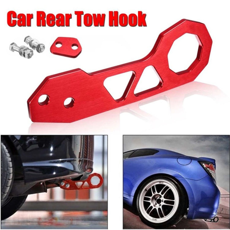 Gancho de remolque de aluminio con 2 orificios para tornillos para coche universal