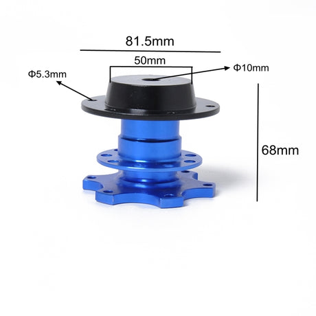 Universal Aluminum Car Steering Wheel Quick Release HUB Racing Adapter Snap Off Boss Kit - LYDARZ