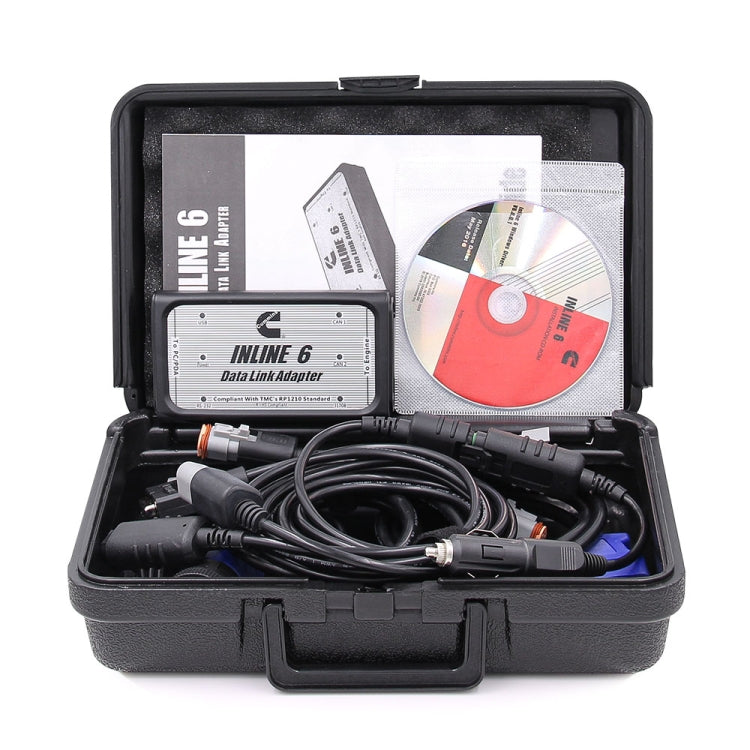 Adaptador de enlace de datos Cummins Inline6 para herramientas de diagnóstico de servicio pesado, escáner, escáner de diagnóstico