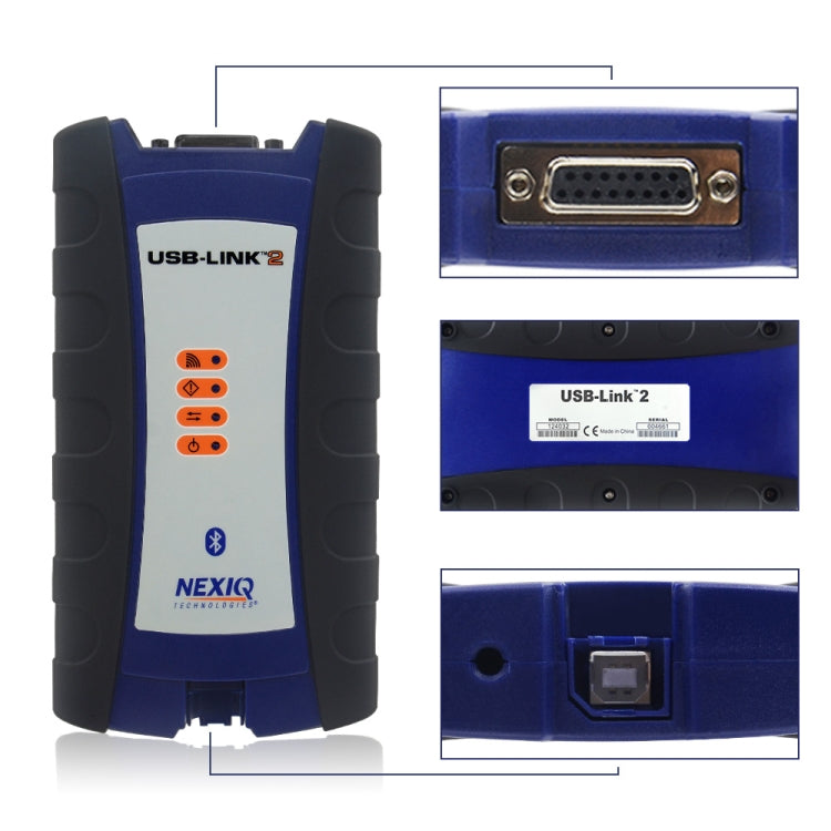 Nexiq 2 Bluetooth USB Linked Truck Diagnostic Tool Heavy Duty Truck Scanner, Heavy Duty Truck Scanner