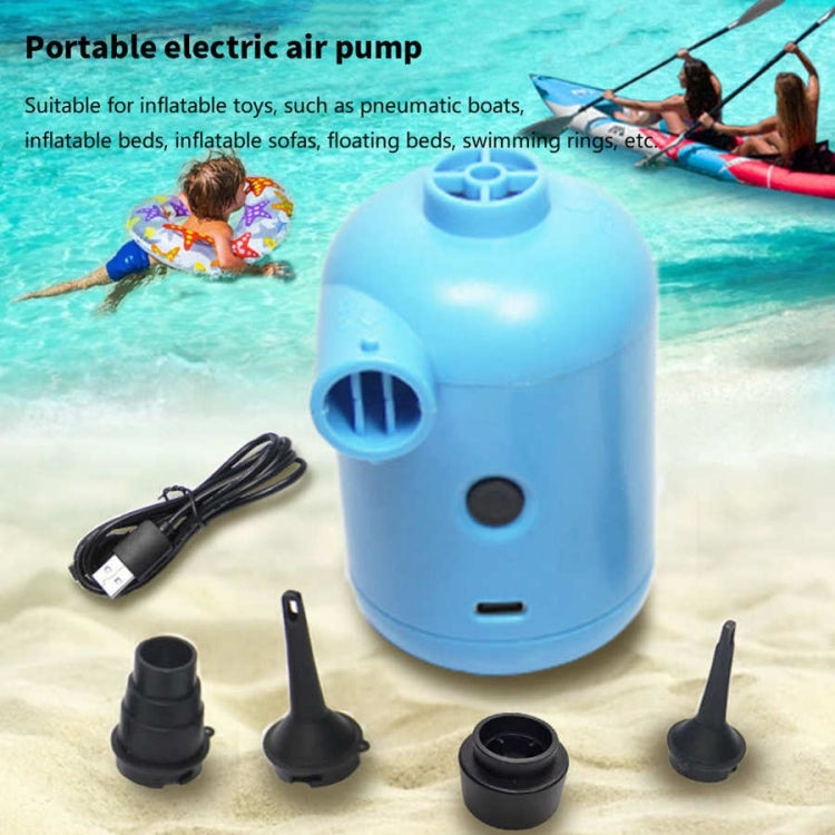 Bomba de aire eléctrica USB HT-426 para botes inflables y camas inflables