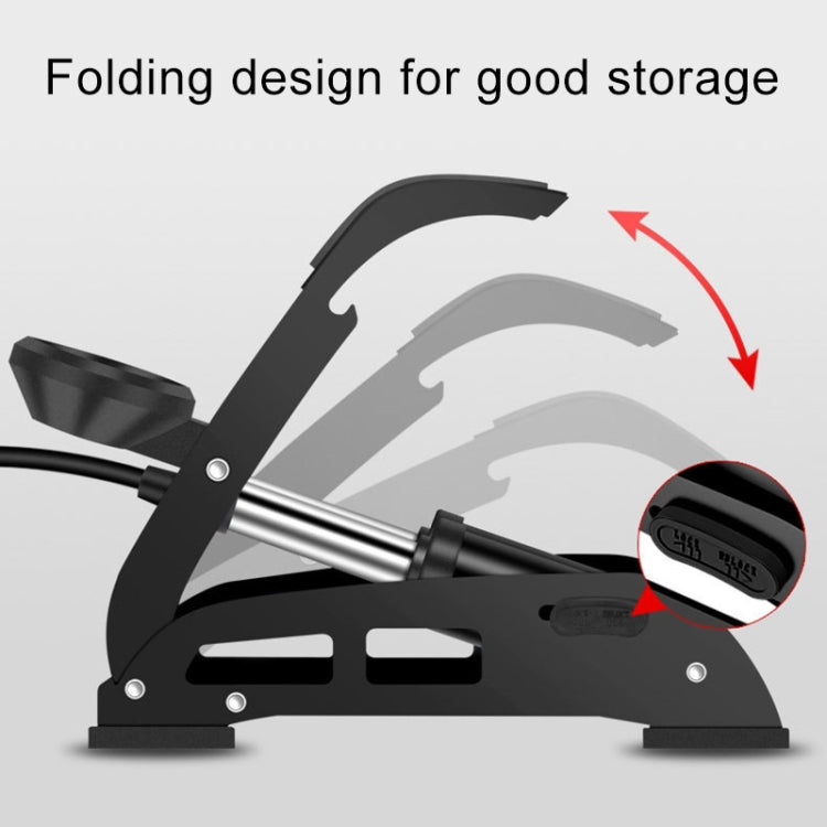 0905 Car / Motorcycle / Bicycle Portable Thicker Single Pipe Inflatable Cylinder Pedal Air Pump - LYDARZ