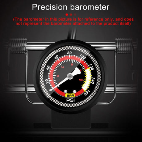 0905 Car / Motorcycle / Bicycle Portable Thicker Single Pipe Inflatable Cylinder Pedal Air Pump - LYDARZ