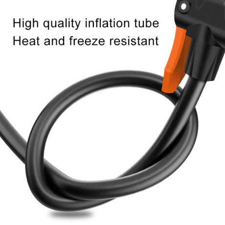 0905 Car / Motorcycle / Bicycle Portable Thicker Single Pipe Inflatable Cylinder Pedal Air Pump - LYDARZ