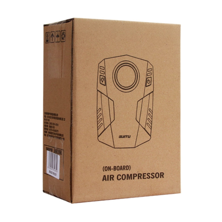 Car 12V Portable Inflatable Cylinder Pedal Pointer Air Pump with Light - LYDARZ