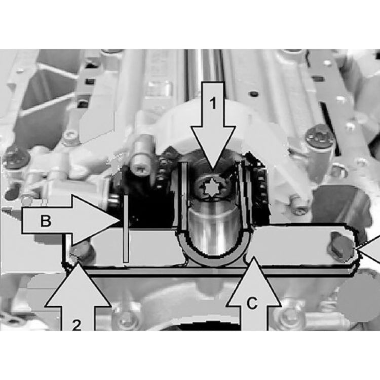 Kit de herramientas para eje de equilibrio ZK-012 BMW M20 para alineación de bomba de aceite 320i N20 N26