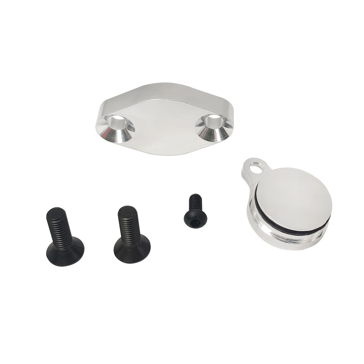 ZK-058 Car LS EGR Delete Intake Exhaust Block Off Plate for Chevrolet Silverado LSX - LYDARZ