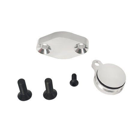 ZK-058 Car LS EGR Delete Intake Exhaust Block Off Plate for Chevrolet Silverado LSX - LYDARZ