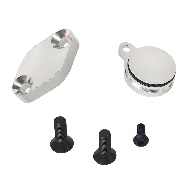 ZK-058 Car LS EGR Delete Intake Exhaust Block Off Plate for Chevrolet Silverado LSX - LYDARZ