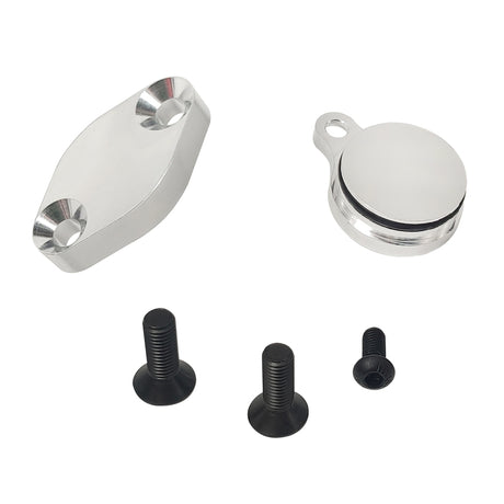 ZK-058 Car LS EGR Delete Intake Exhaust Block Off Plate for Chevrolet Silverado LSX - LYDARZ