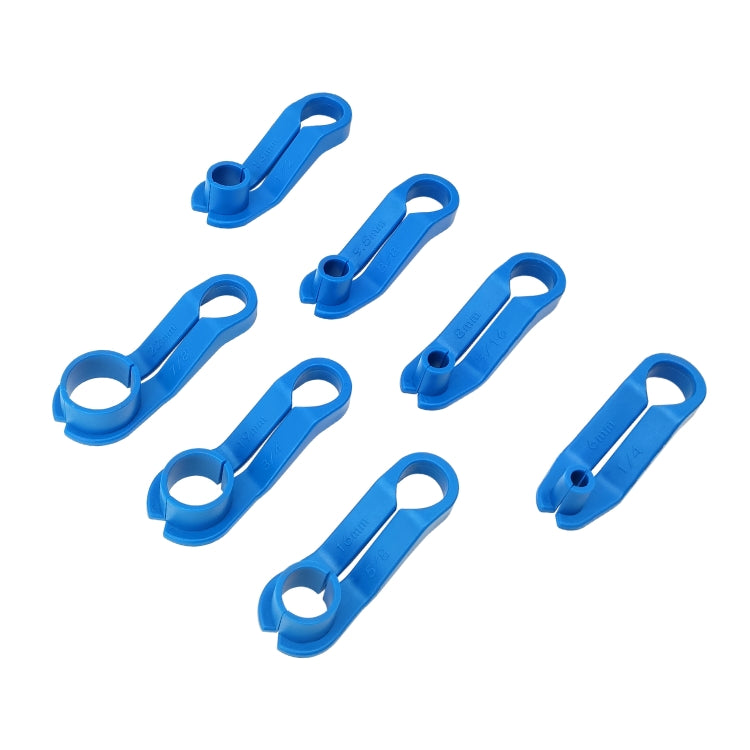 ZK-078 7 in 1 Car Fuel Line Angled Disconnect Tool Set, 7 in 1 - LYDARZ