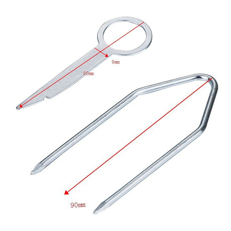 38 in 1 Car Audio Disassembly Tool DVD CD Navigation Tool for Mercedes-Benz / Volkswagen / Audi, 38 in 1 - LYDARZ